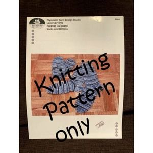 New Plymouth Yarn Co FN58 Lane Cervinia Jacquard Socks Mittens Knitting Pattern